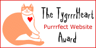 TygrrrHeart Purrrfect Website Award